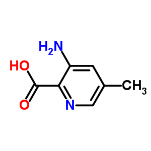 (9ci)-3-氨基-5-甲基-2-吡啶羧酸结构式_53636-67-2结构式