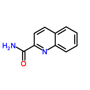 2-喹啉羧酰胺结构式_5382-42-3结构式