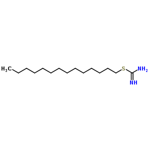 2-十四基-2-硫代假脲盐酸盐结构式_5392-21-2结构式