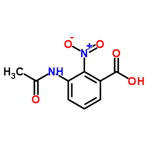 3-乙酰基氨基-2-硝基-苯甲酸结构式_54002-28-7结构式