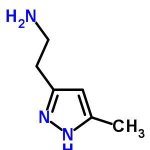 2-(3-Methyl-1H-pyrazol-5-yl)ethanamine Structure,54055-40-2Structure