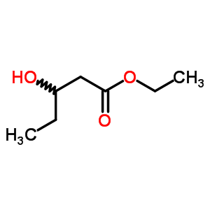 3-羟基-戊酸乙酯结构式_54074-85-0结构式
