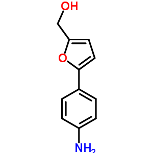 [5-(4-氨基-苯基)-呋喃-2-基]-甲醇结构式_54146-51-9结构式