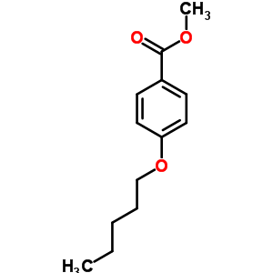Methyl 4-n-pentyloxybenzoate Structure,5416-97-7Structure