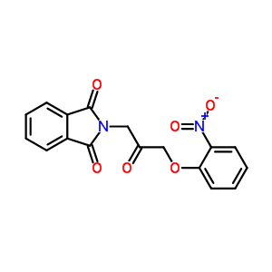 2-[3-(2-硝基苯氧基)-2-氧代-丙基]异吲哚-1,3-二酮结构式_54252-53-8结构式