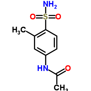 5(乙酰氨基)-2-甲基-苯磺酰胺结构式_5433-02-3结构式