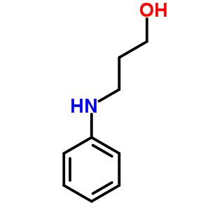 3-苯胺丙烷-1-醇结构式_5433-03-4结构式