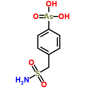 as-[4-[(氨基磺酰基)甲基]苯基]-胂酸结构式_5433-40-9结构式