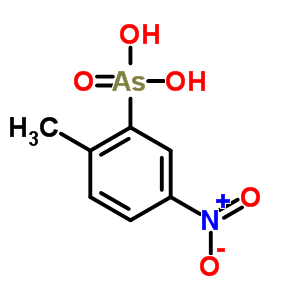 (9CI)-(2-甲基-5-硝基苯基)-胂酸结构式_5434-38-8结构式