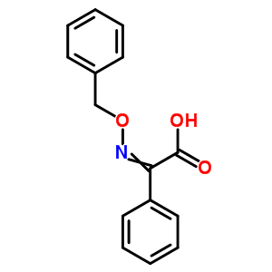 2-苯基-2-苯基甲氧基亚氨基-乙酸结构式_5435-47-2结构式
