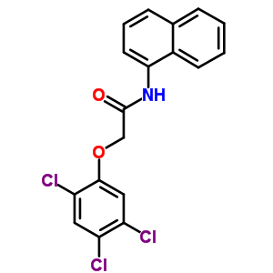N-1-萘-2-(2,4,5-三氯苯氧基)-乙酰胺结构式_5438-88-0结构式