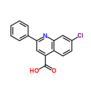 7-Chloro-2-phenyl-quinoline-4-carboxylic acid Structure,5439-80-5Structure