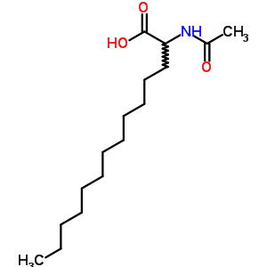 2-乙酰氨基十四酸结构式_5440-51-7结构式