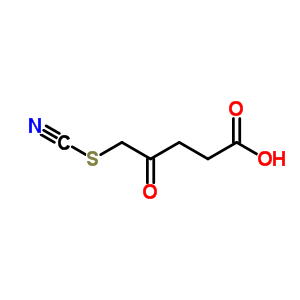 4-氧代-5-硫代氰酰基-戊酸结构式_5440-64-2结构式