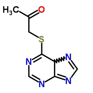 (嘌呤-6-基硫代)-2-丙酮结构式_5441-78-1结构式