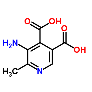 5-氨基-6-甲基-吡啶-3,4-二羧酸结构式_5442-82-0结构式
