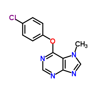 6-(4-Chlorophenoxy)-7-methyl-purine Structure,5444-56-4Structure