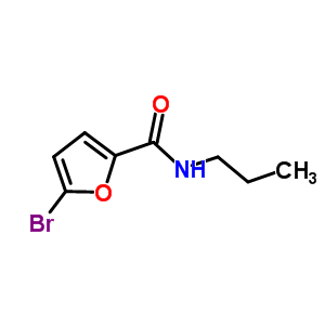 5-溴-n-丙基-2-糠酰胺结构式_544442-03-7结构式
