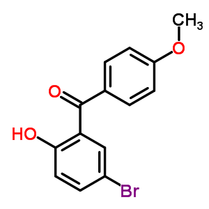 Methanone,(5-bromo-2-hydroxyphenyl)(4-methoxyphenyl)- Structure,5445-83-0Structure
