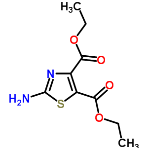 4,5-Thiazoledicarboxylicacid, 2-amino-, 4,5-diethyl ester Structure,5445-93-2Structure