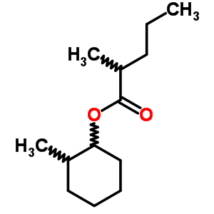 2-甲基戊酸 2-甲基环己酯结构式_5448-34-0结构式