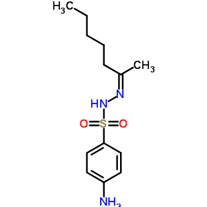 4-氨基-n-(2-庚基氨基)苯磺酰胺结构式_5448-74-8结构式