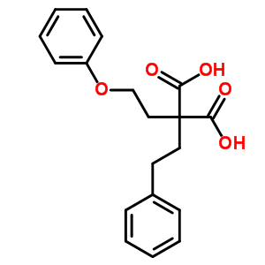 2-苯乙基-2-(2-苯氧基乙基)丙二酸结构式_5449-78-5结构式