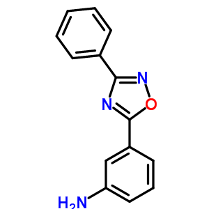 3-(3-苯基-[1,2,4]噁二唑-5-基)-苯胺结构式_54494-13-2结构式