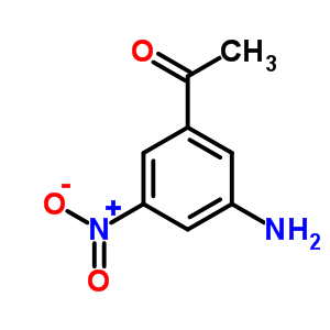 1-(3-氨基-5-硝基苯基)乙酮结构式_5456-49-5结构式