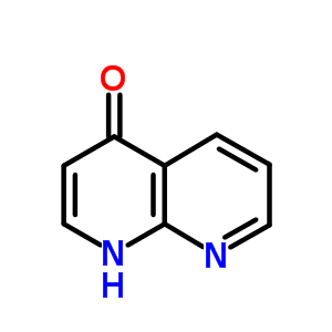 1,8-萘啶-4-醇结构式_54569-29-8结构式