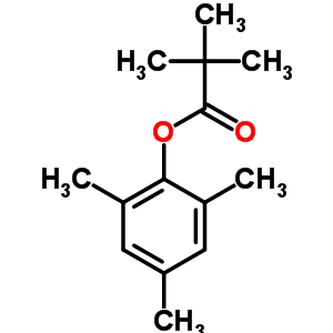 特戊酸均三甲苯基酯结构式_54644-40-5结构式