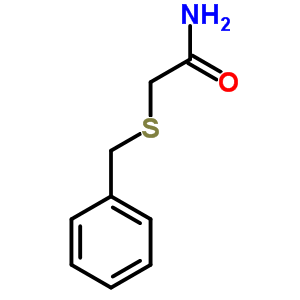 A-(苄基硫代)乙酰胺结构式_54744-70-6结构式