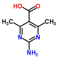 2-氨基-4,6-二甲基嘧啶-5-羧酸结构式_548773-13-3结构式