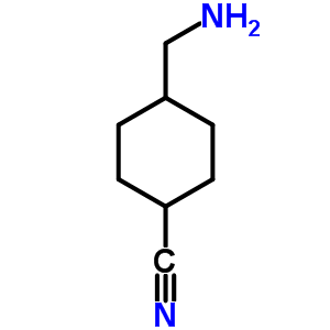 4-(氨基甲基)环己烷甲腈结构式_54898-73-6结构式