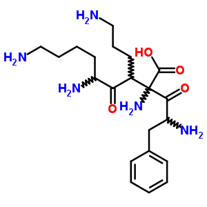 赖氨酰-苯丙氨酰-赖氨酸结构式_54925-87-0结构式