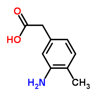 2-(3-Amino-4-methylphenyl)acetic acid Structure,54941-46-7Structure