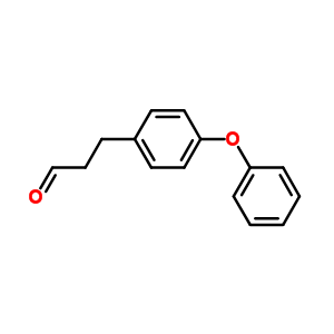 4-苯氧基-苯丙醛结构式_54954-44-8结构式