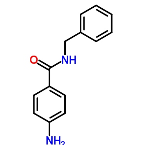 4-氨基-N-苄基苯甲酰胺结构式_54977-92-3结构式