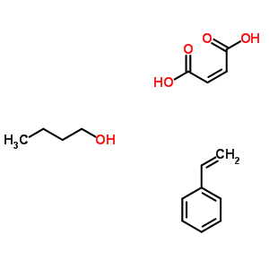 聚(苯乙烯-马来酸)丁酯结构式_54991-66-1结构式