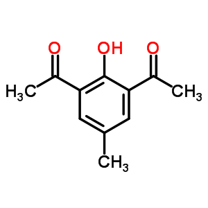 1-(3-乙酰基-2-羟基-5-甲基苯基)-乙酮结构式_55108-28-6结构式