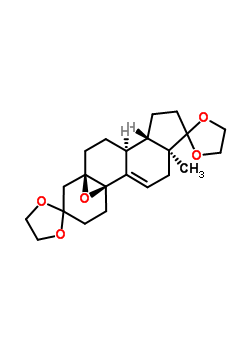 3,3,17,17-Bis(ethylenedioxy)-5,10-oxidoestr-9(11)-ene Structure,55180-24-0Structure