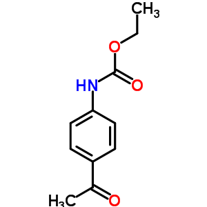 (4-乙酰基-苯基)-氨基甲酸乙酯结构式_5520-79-6结构式
