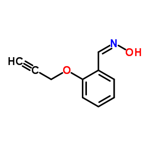 2-(2-丙炔氧基)苯甲醛肟结构式_55241-70-8结构式