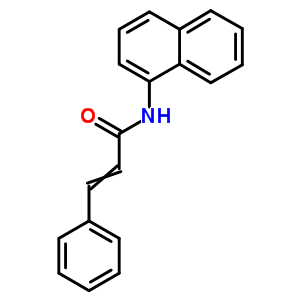 N-(1-naphtyl)-3-phenylacrylamide Structure,55255-53-3Structure