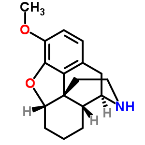 4,5α-环氧基-3-甲氧基吗啡烷-14-醇结构式_55256-27-4结构式