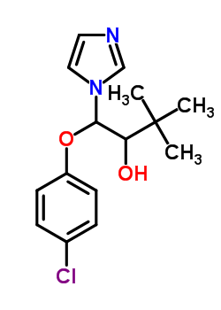 1-(4-氯苯氧基)-1-(1-咪唑基)-3,3-二甲基-2-丁醇结构式_55362-18-0结构式
