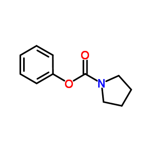 吡咯烷-1-羧酸苯酯结构式_55379-71-0结构式