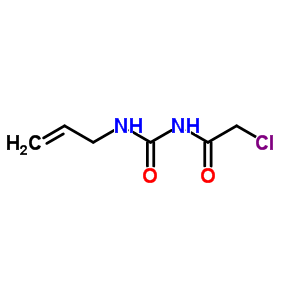 1-烯丙基-3-(2-氯乙酰基)-脲结构式_5544-34-3结构式