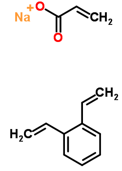 2-丙烯酸与二乙烯基苯聚合物钠盐结构式_55462-82-3结构式
