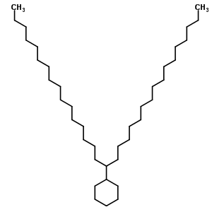 (1-十六烷基十七烷基)环己烷结构式_55517-75-4结构式